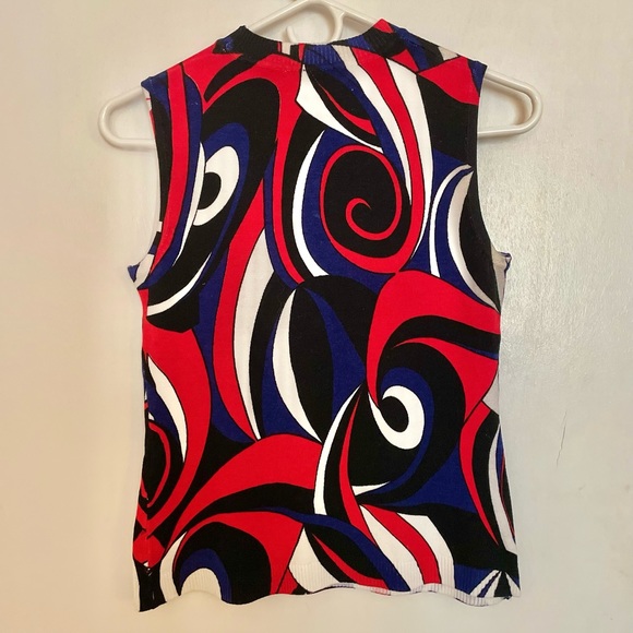 Kokun Multicolor Sleeveless Blouse - Size L - Picture 6 of 11